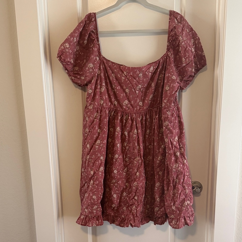 ARULA Pink Floral Mini Dress
